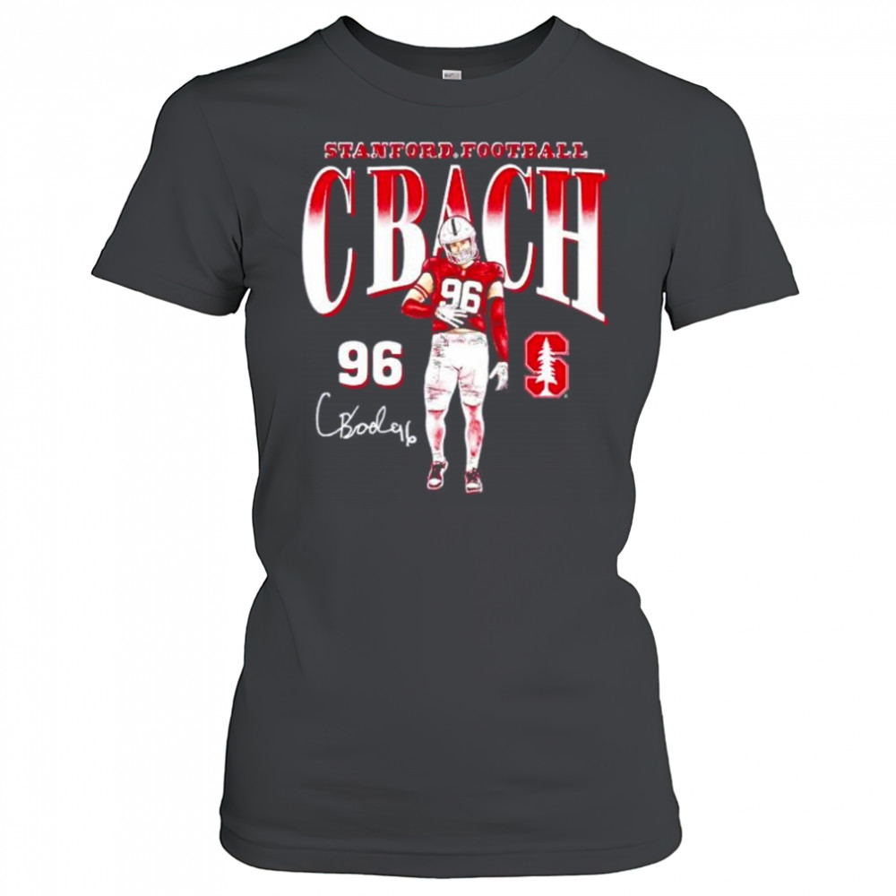 Connor Bachhuber Stanford Cardinal football signature shirt Women's T-shirt