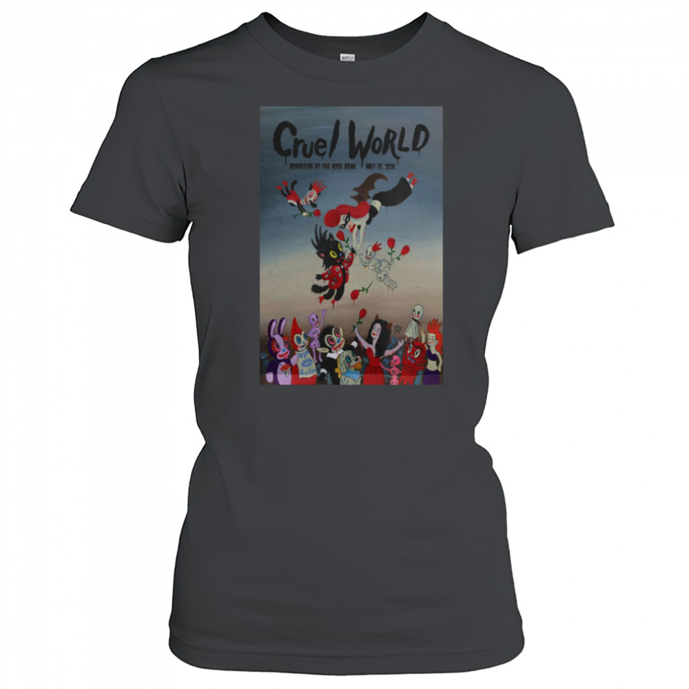 Cruel World Brookside Golf Course Pasadena CA May 17 2025 Tour Shirt Women's T-shirt