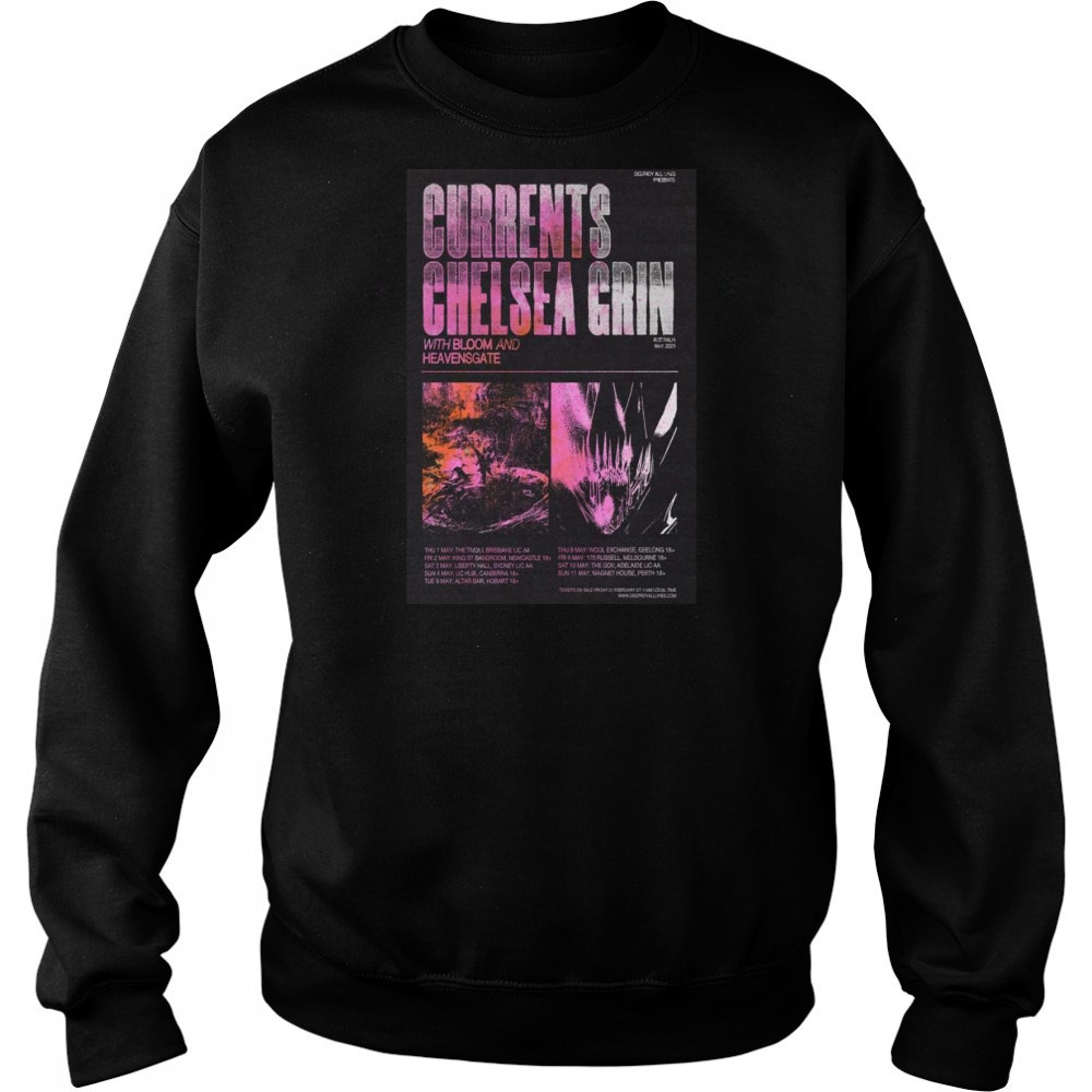 Currents Poster Australia May 2025 Tour Shirt Hoodie