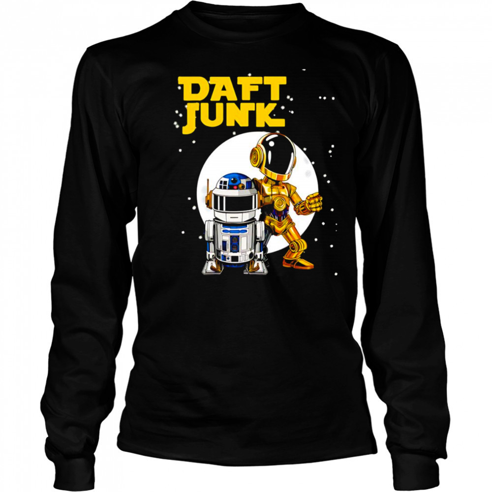 Daft Junk R2-D2 and C-3PO shirt Long Sleeved