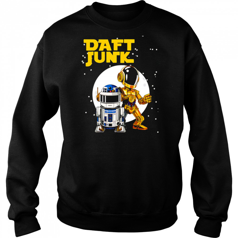 Daft Junk R2-D2 and C-3PO shirt Hoodie