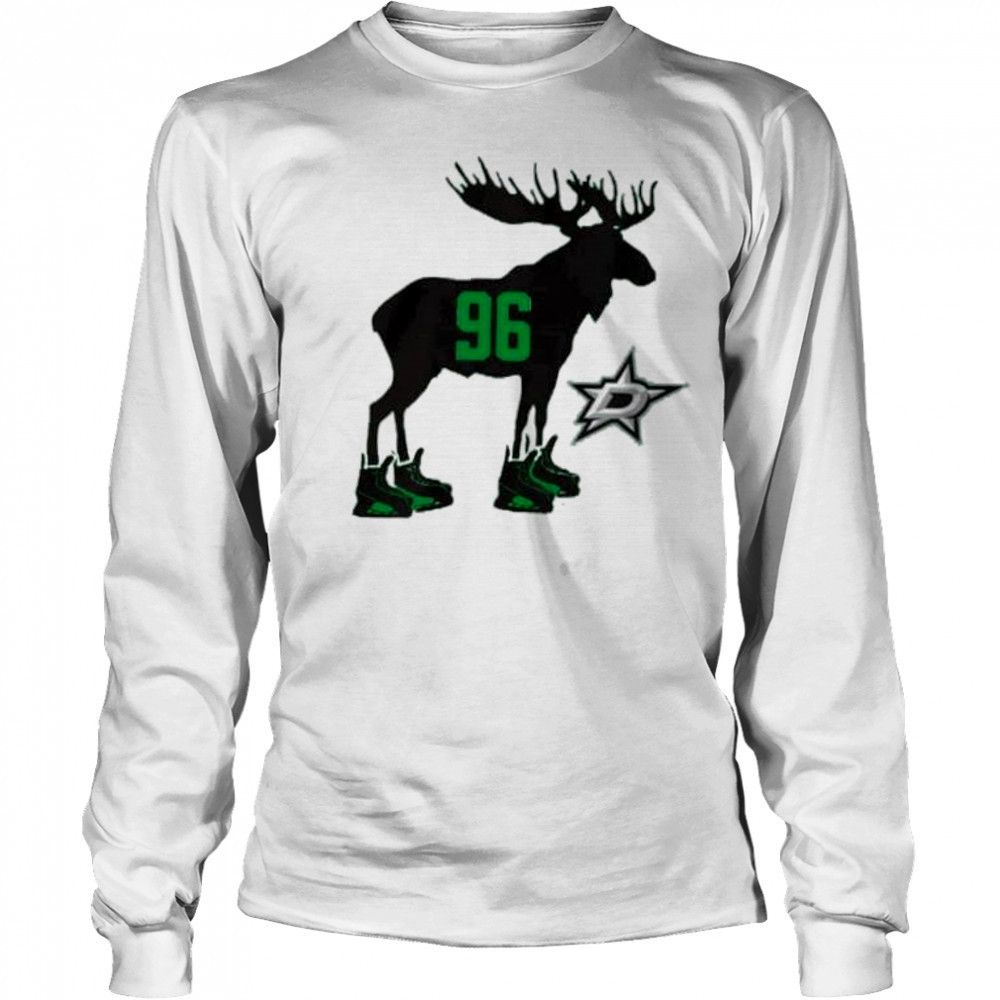 Dallas Stars Mikko Rantanen moose shirt Long Sleeved
