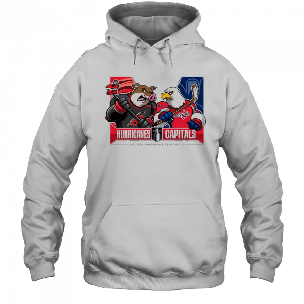 Dallas Stars Vs Carolina Hurricanes 2025 2nd Round Matchups Eastern Conference Semi Finals Mascot t-shirt Hoodie