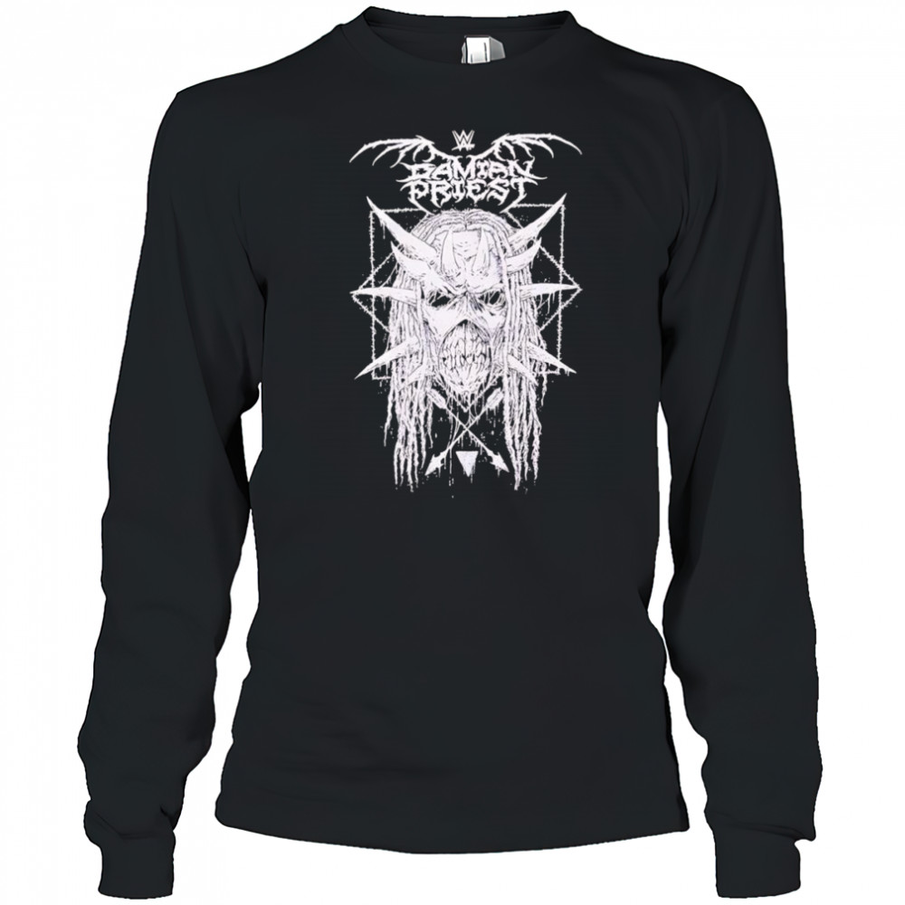 Damian Priest Horned Skull shirt Long Sleeved