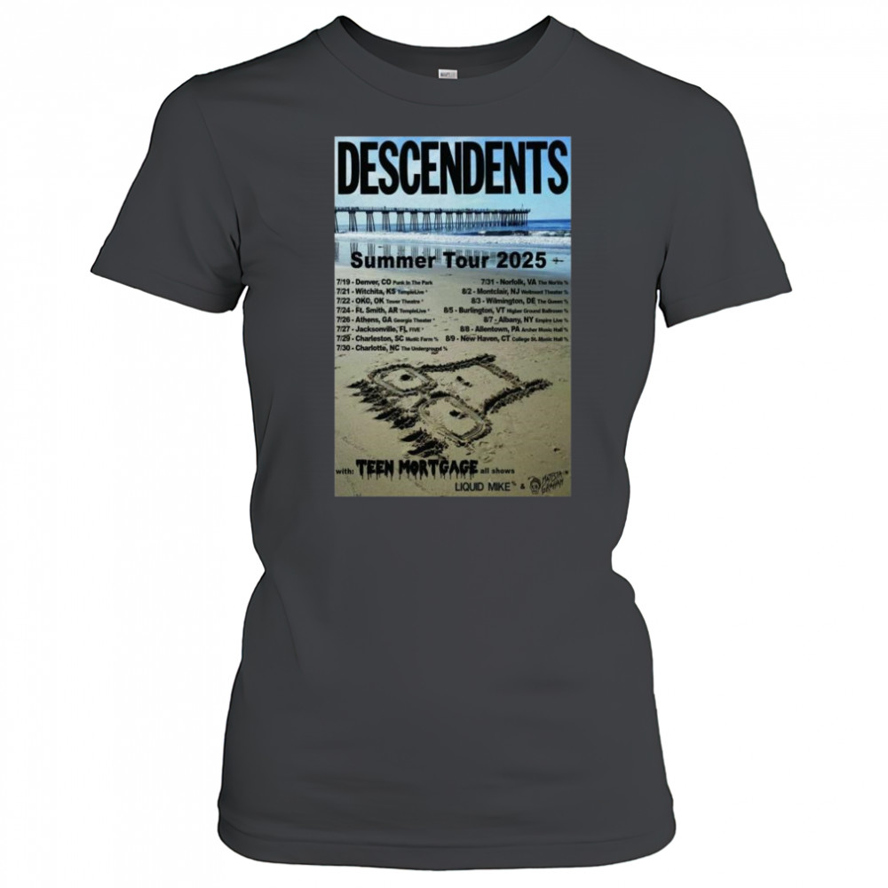 Descendents Summer Tour 2025 with Teen Mortgage t-shirt Women's T-shirt