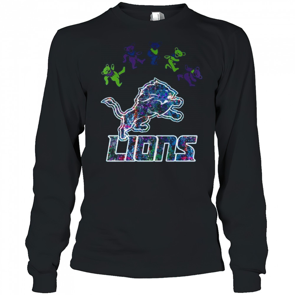 Detroit Lions Grateful Dead Night 60th Anniversary 2025 Shirt Long Sleeved