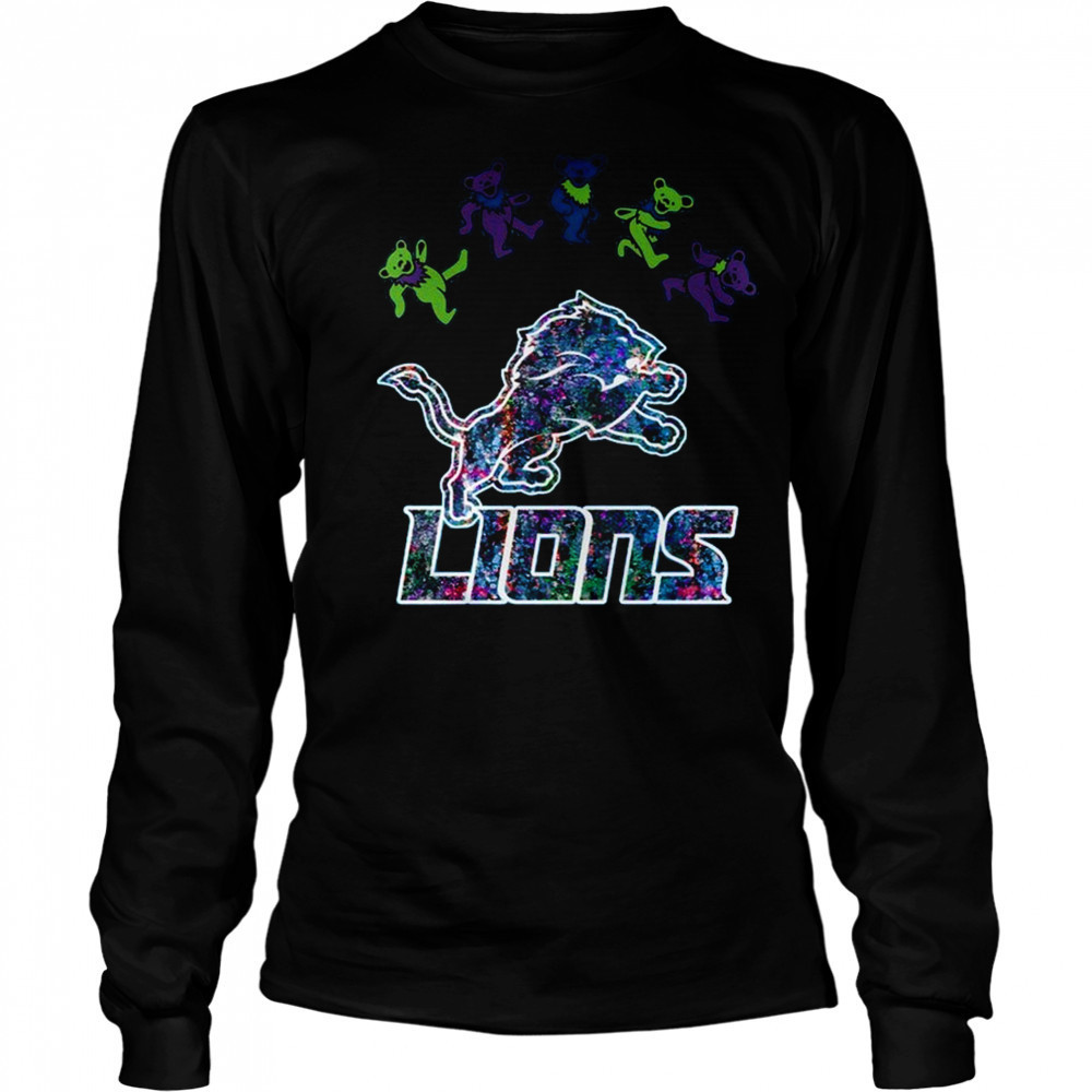 Detroit Lions Grateful Dead Night 60th Anniversary 2025 Shirt Long Sleeved
