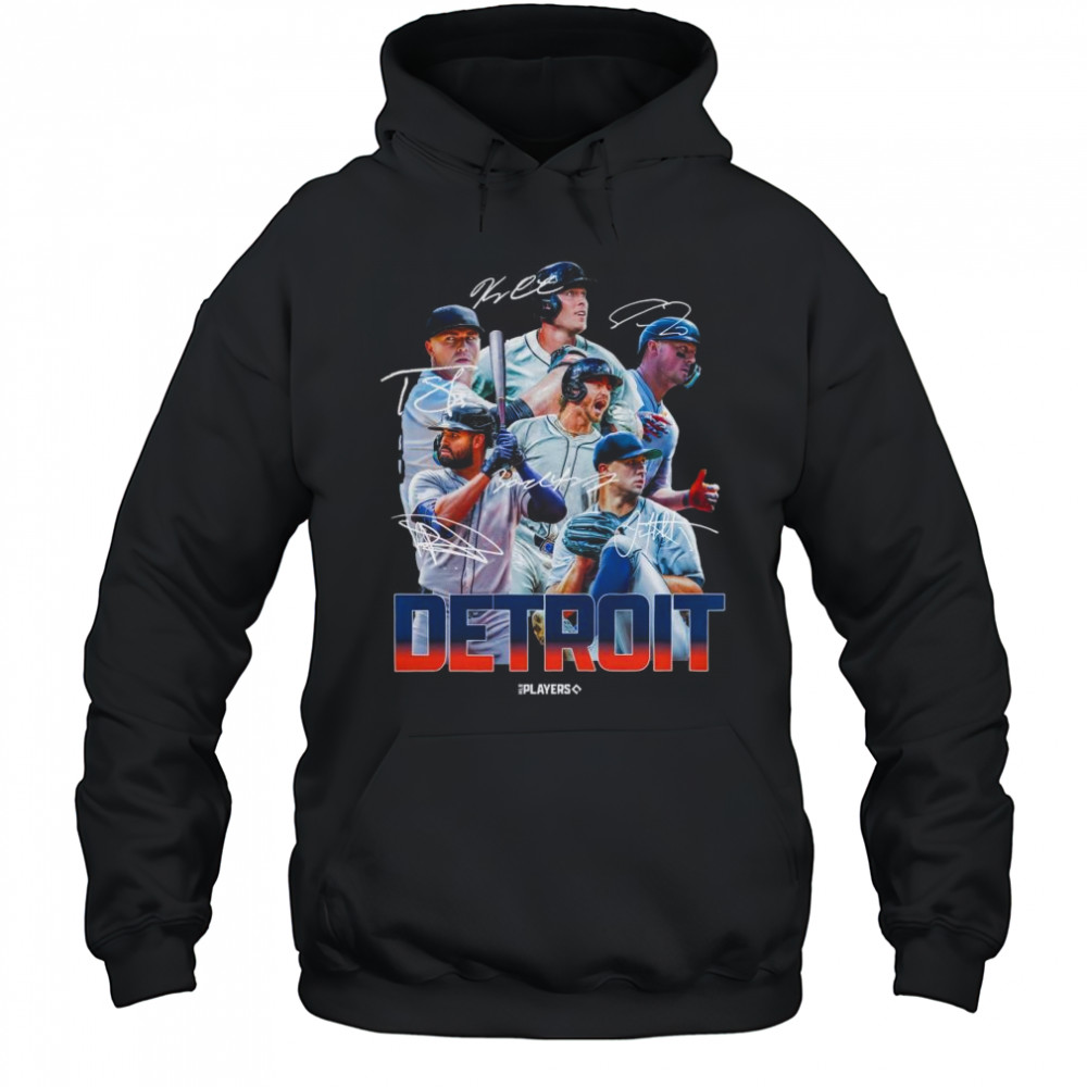 Detroit Tigers MLB Baseball Players Signatures Series 2025 t-shirt Hoodie