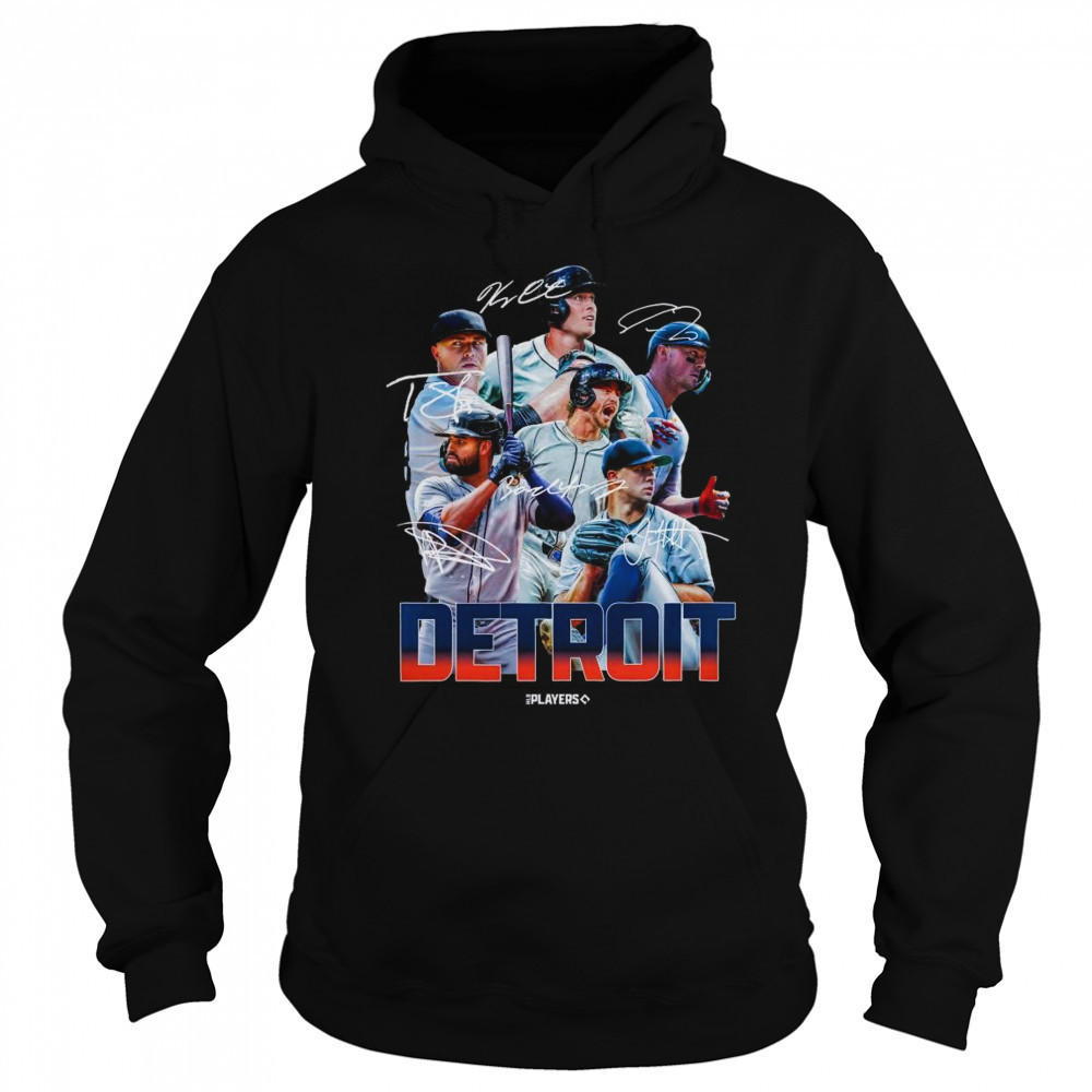 Detroit Tigers MLB Baseball Players Signatures Series 2025 t-shirt Sweatshirt