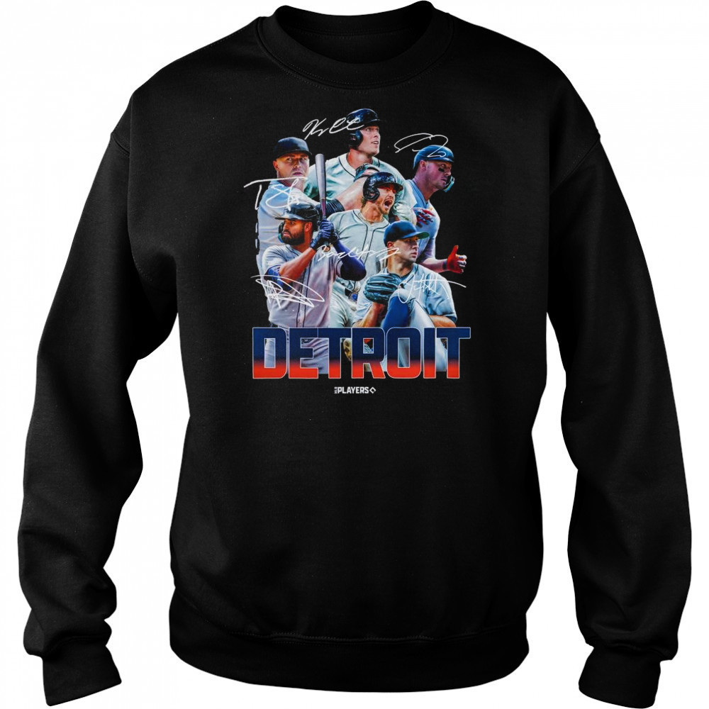 Detroit Tigers MLB Baseball Players Signatures Series 2025 t-shirt Hoodie