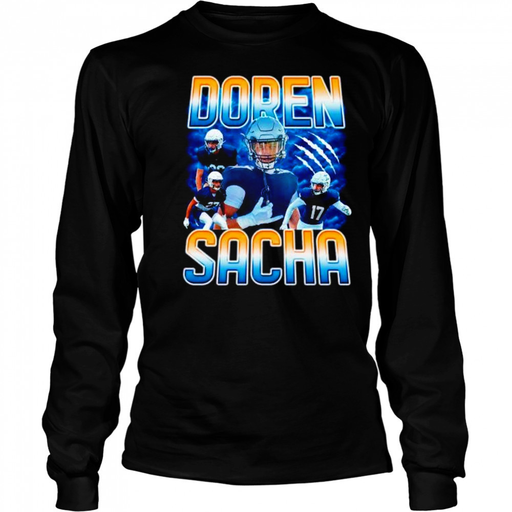 Doren Sacha player collage graphic shirt Long Sleeved