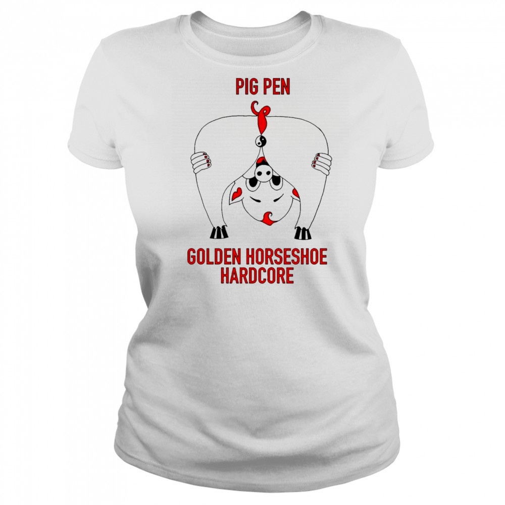 Down Right Pig Pen Pig Pen Ringer Shirt Women's T-shirt