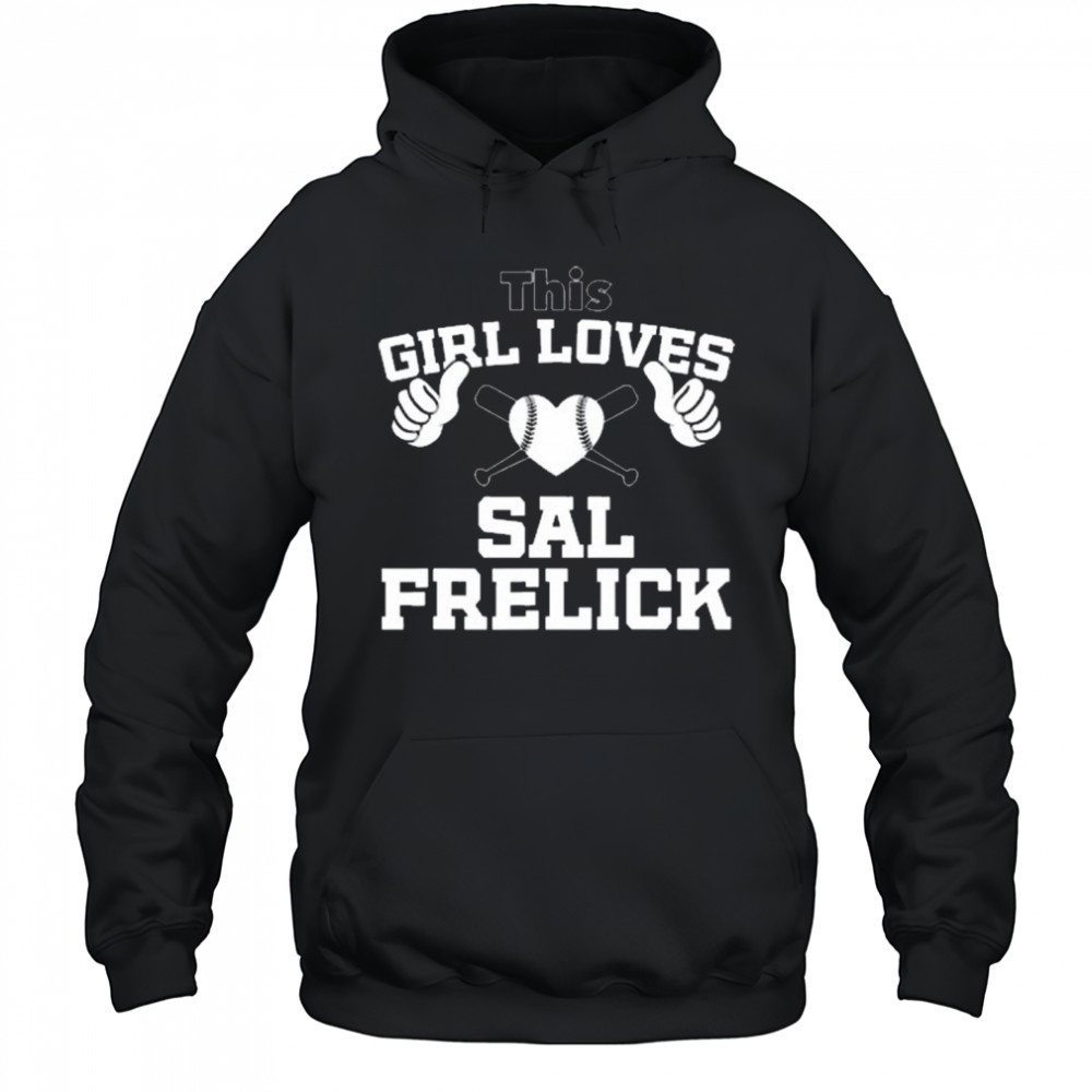 Ella Vancuyk Wearing This Girl Loves Sal Frelick Milwaukee Brewers t-shirt Hoodie