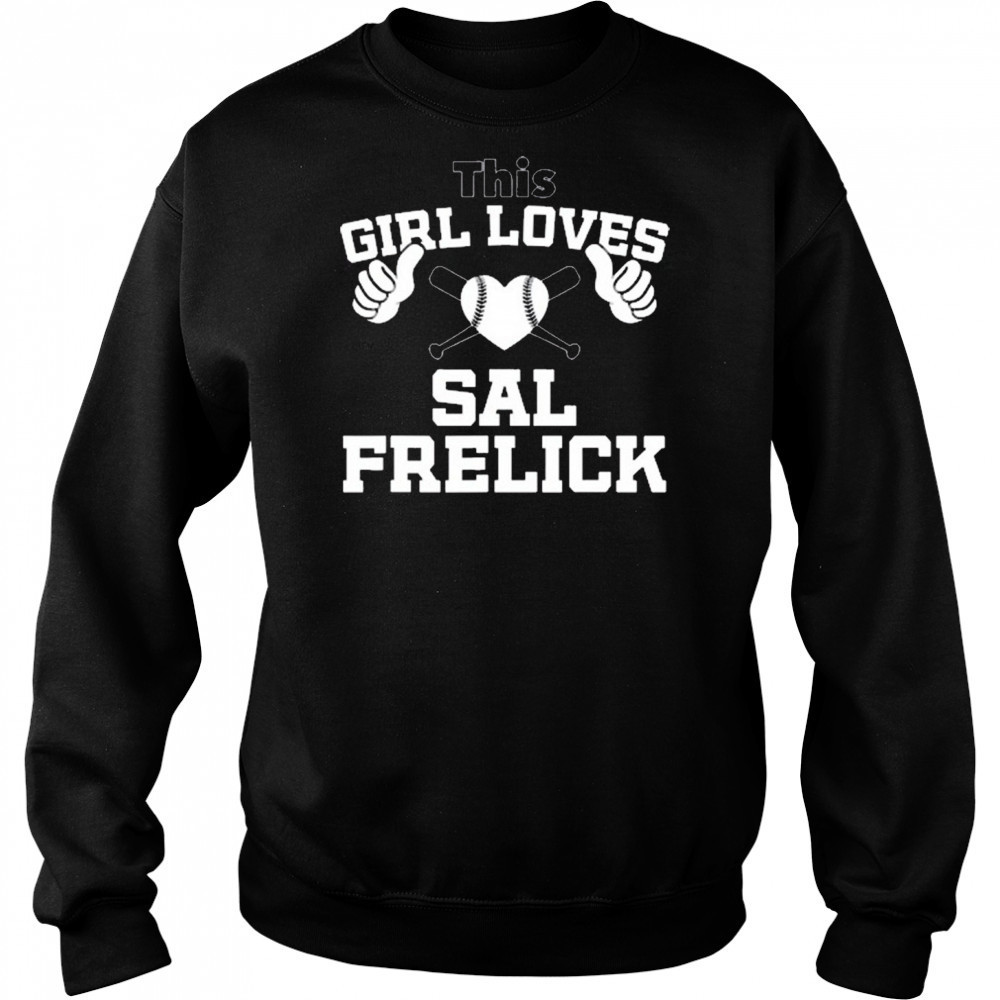 Ella Vancuyk Wearing This Girl Loves Sal Frelick Milwaukee Brewers t-shirt Hoodie
