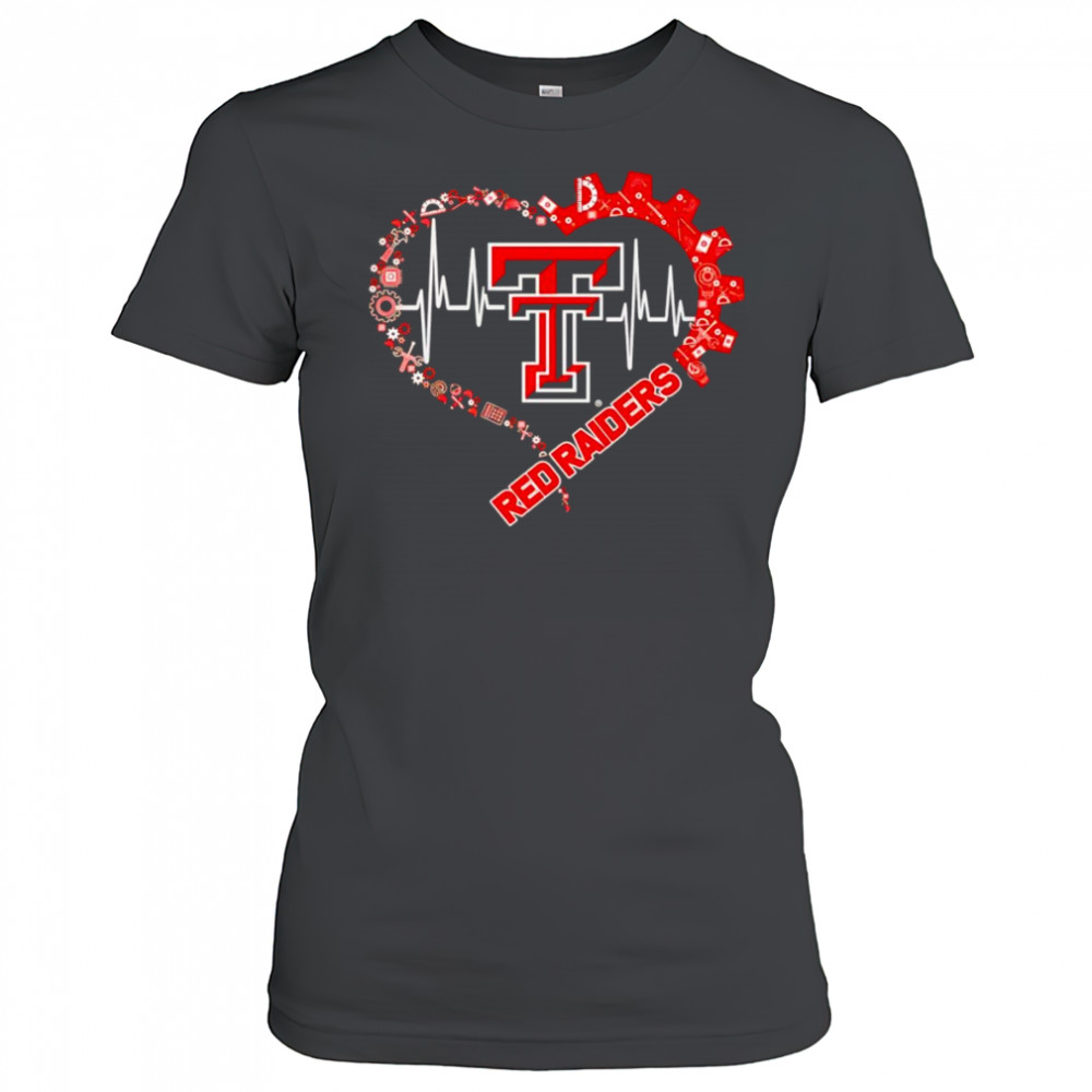 Engineering Heartbeats Texas Tech Raiders shirt Women's T-shirt