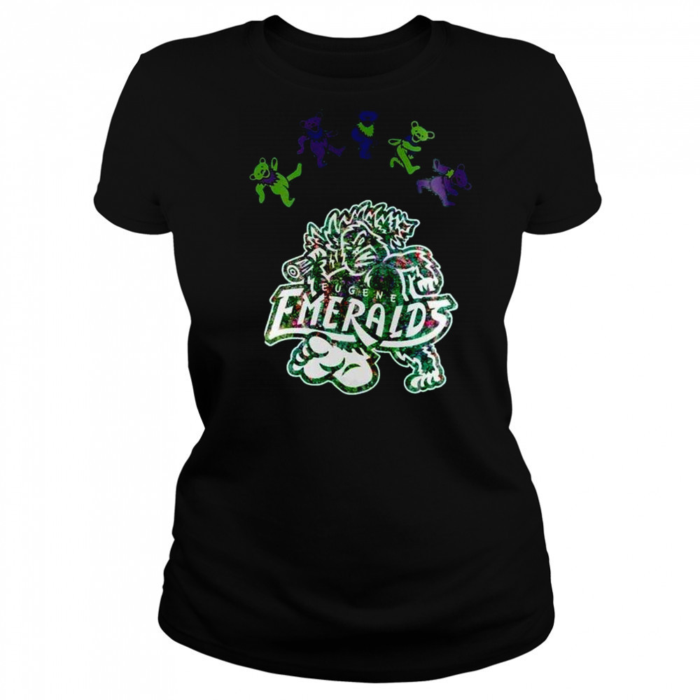 Eugene Emeralds Grateful Dead 60th Anniversary 2025 Baseball Shirt Women's T-shirt
