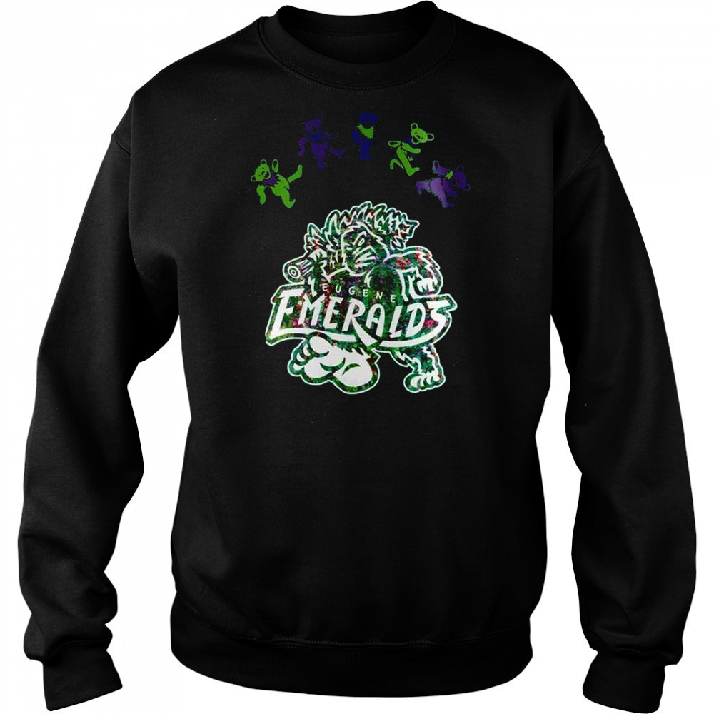 Eugene Emeralds Grateful Dead 60th Anniversary 2025 Baseball Shirt Hoodie