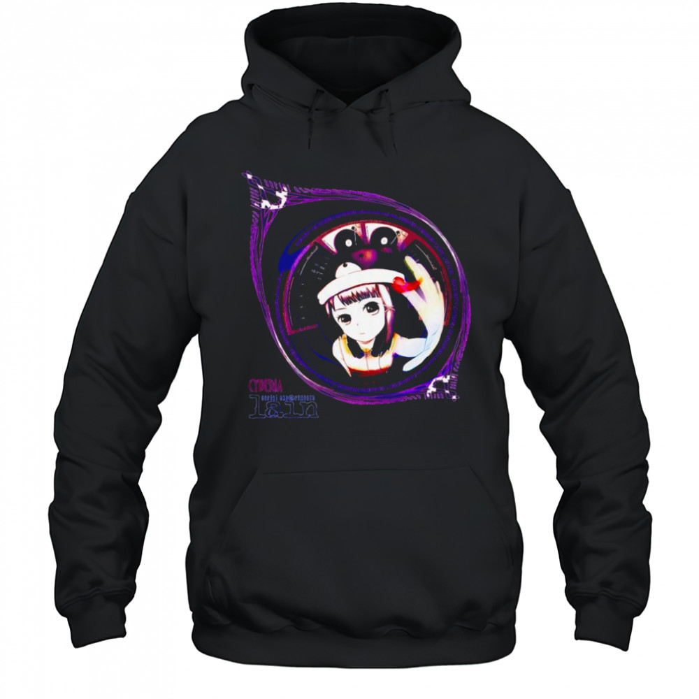 Fisheye Cyberia Serial Experiments Lain shirt Hoodie