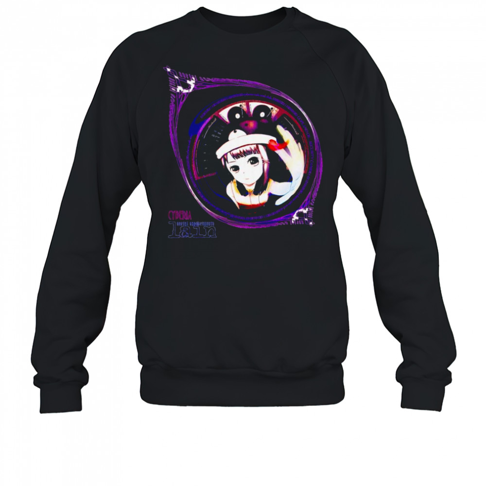 Fisheye Cyberia Serial Experiments Lain shirt Sweatshirt