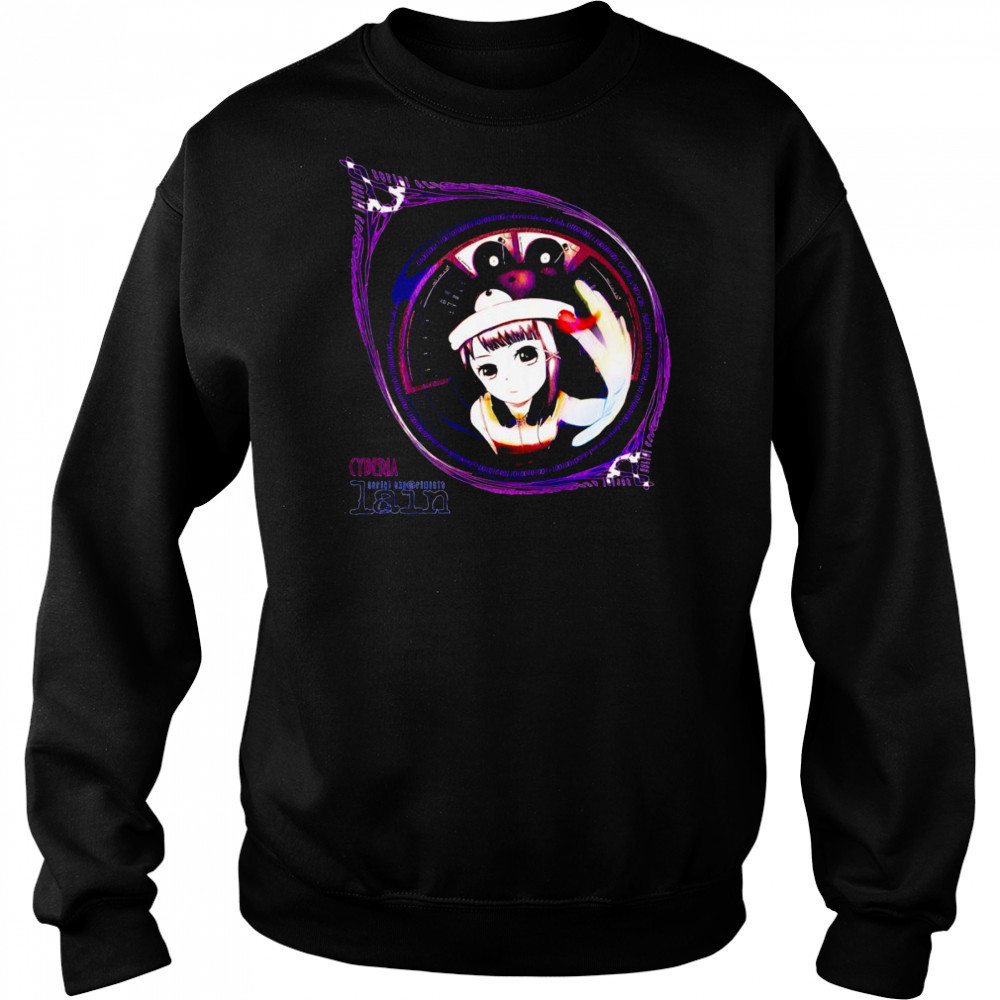 Fisheye Cyberia Serial Experiments Lain shirt Hoodie