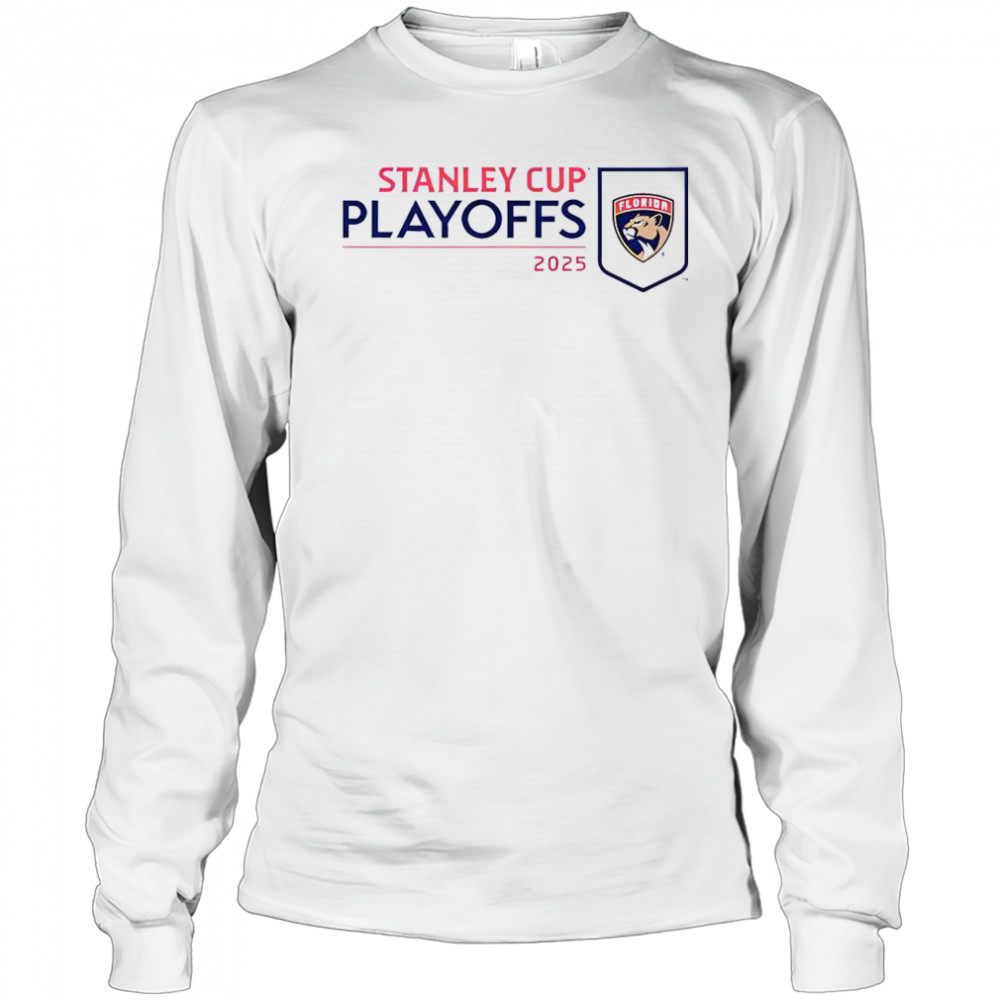 Florida Panthers 2025 NHL Stanley Cup Playoffs Champions T-Shirt Long Sleeved