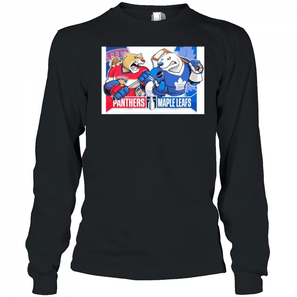 Florida Panthers vs Toronto Maple Leafs 2025 Stanley cup mascot shirt Long Sleeved