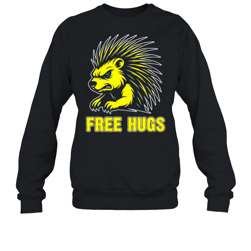 Free hugs libertarian porcupine shirt Sweatshirt