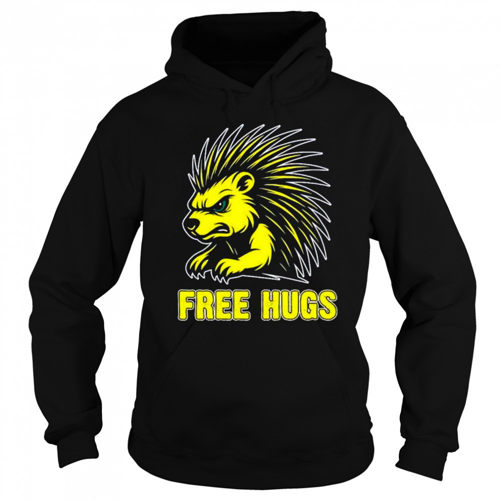 Free hugs libertarian porcupine shirt Sweatshirt