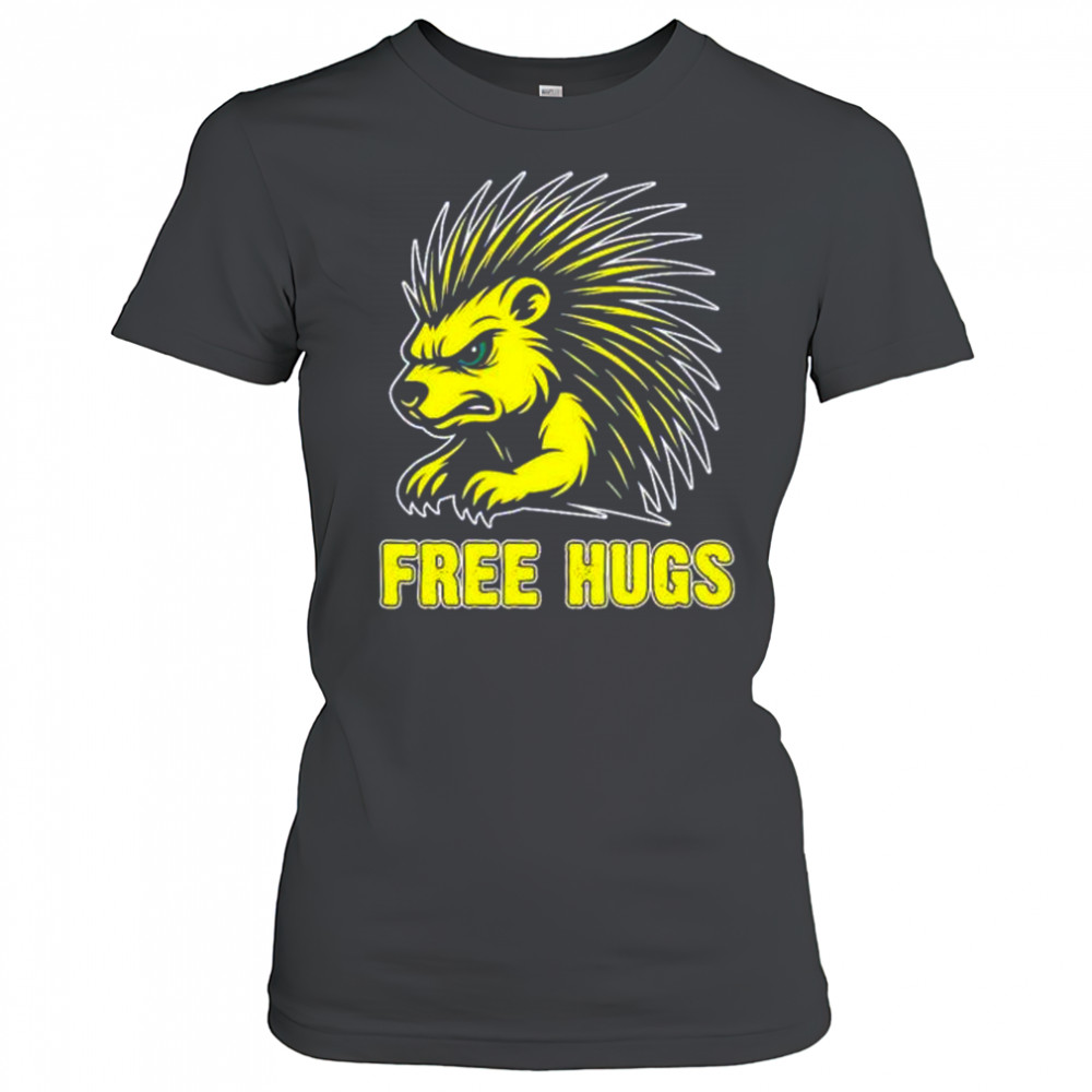 Free hugs libertarian porcupine shirt Women's T-shirt