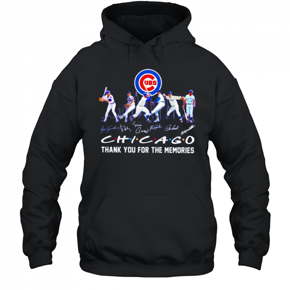 Friends Chicago Cubs legends thank you for the memories shirt Hoodie