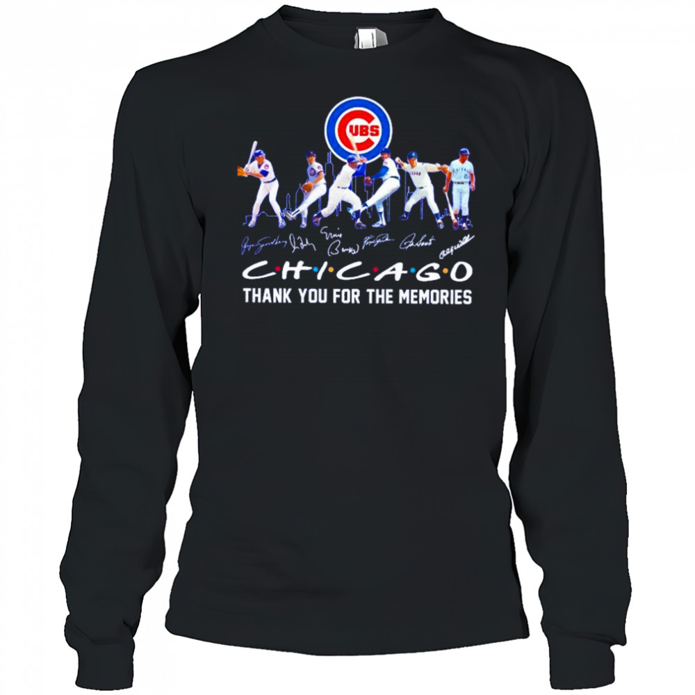 Friends Chicago Cubs legends thank you for the memories shirt Long Sleeved