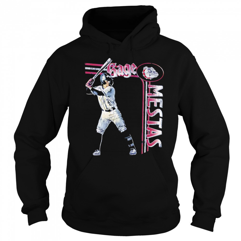 Gage Mestas Gonzaga baseball retro illustrated shirt Sweatshirt