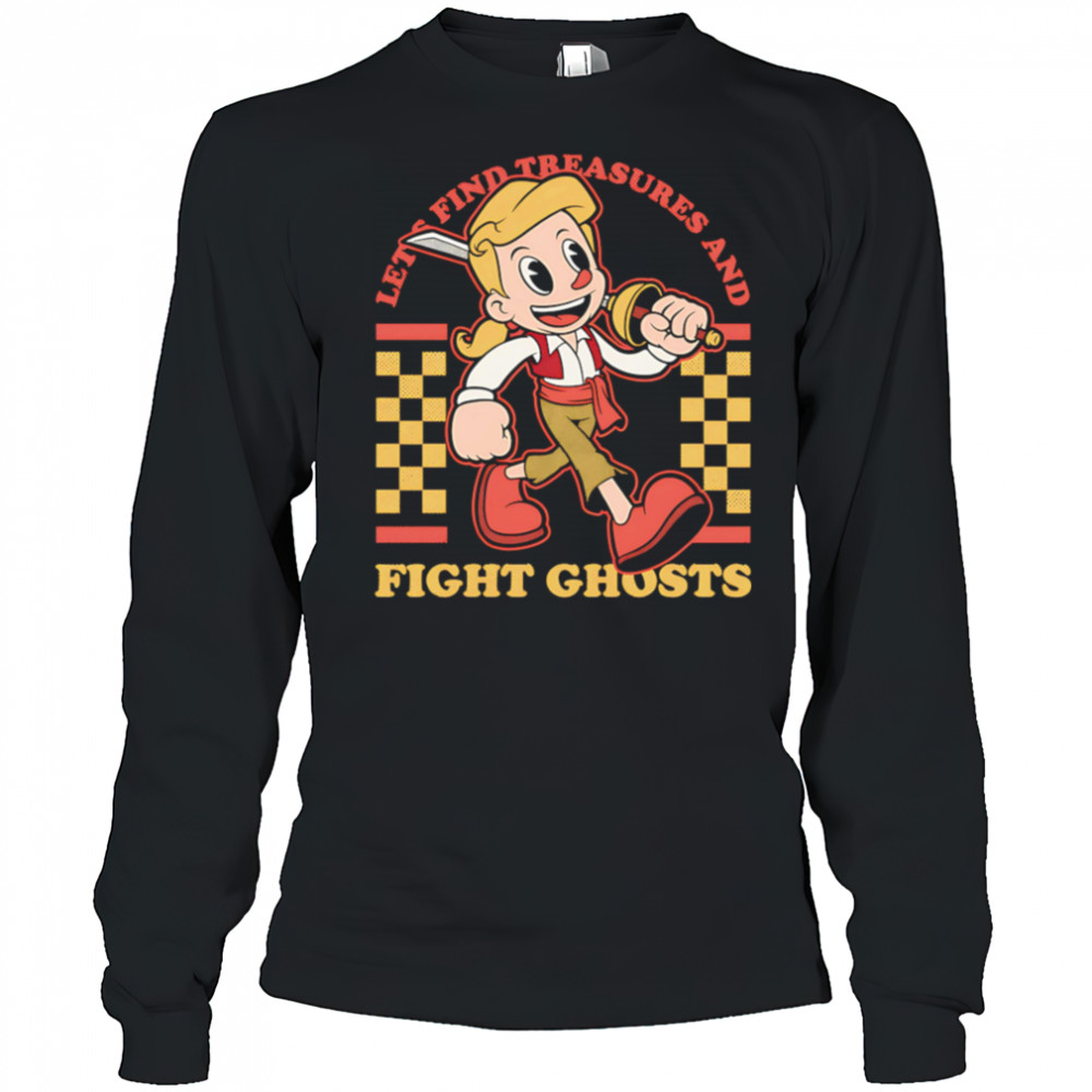 Game Mascot Monkey fight ghosts shirt Long Sleeved