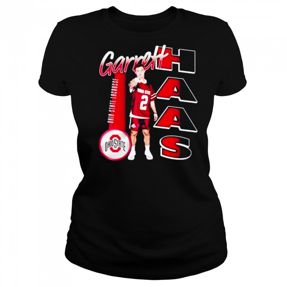 Garrett Haas Ohio State Buckeyes lacrosse illustrated shirt Women's T-shirt