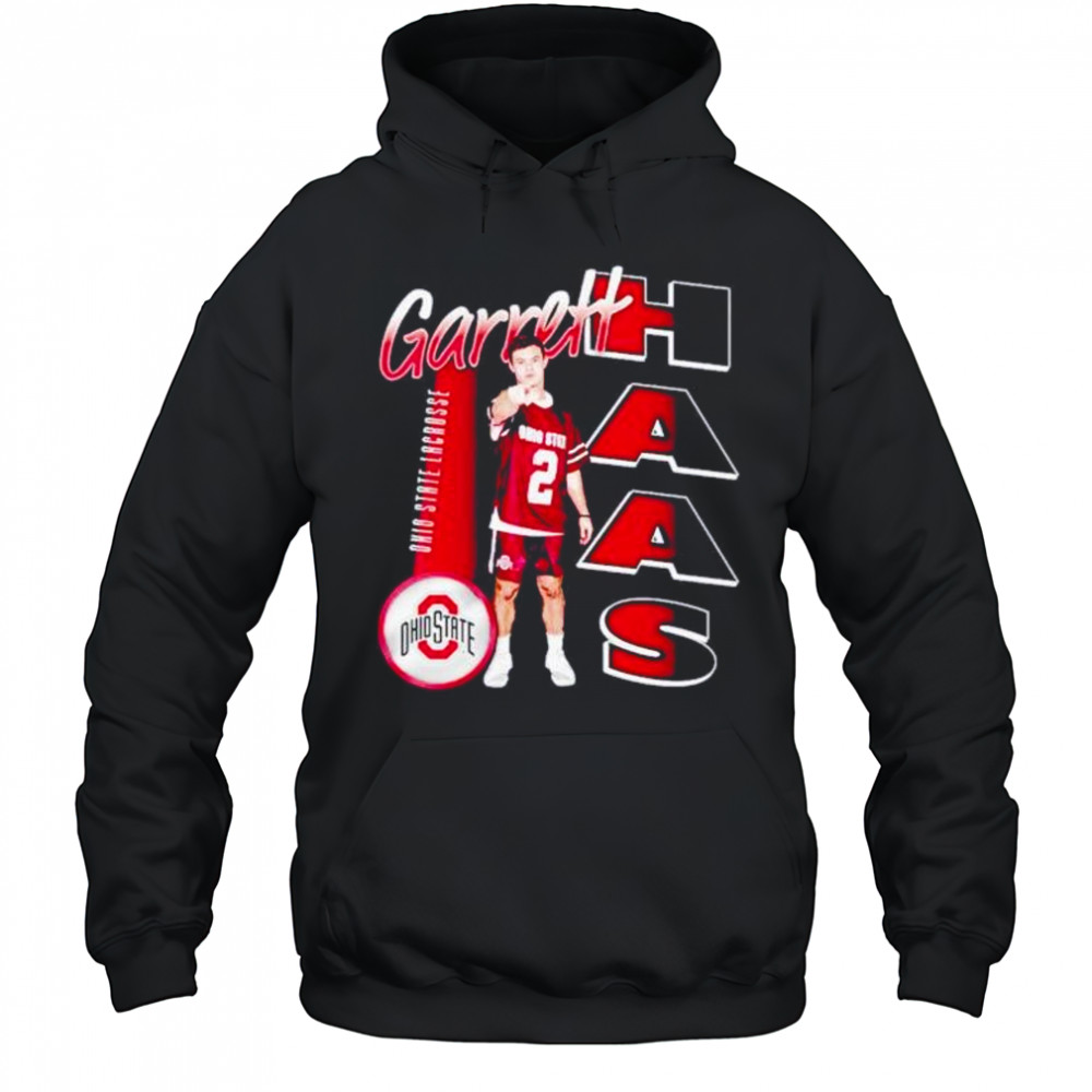 Garrett Haas Ohio State Buckeyes lacrosse illustrated shirt Hoodie