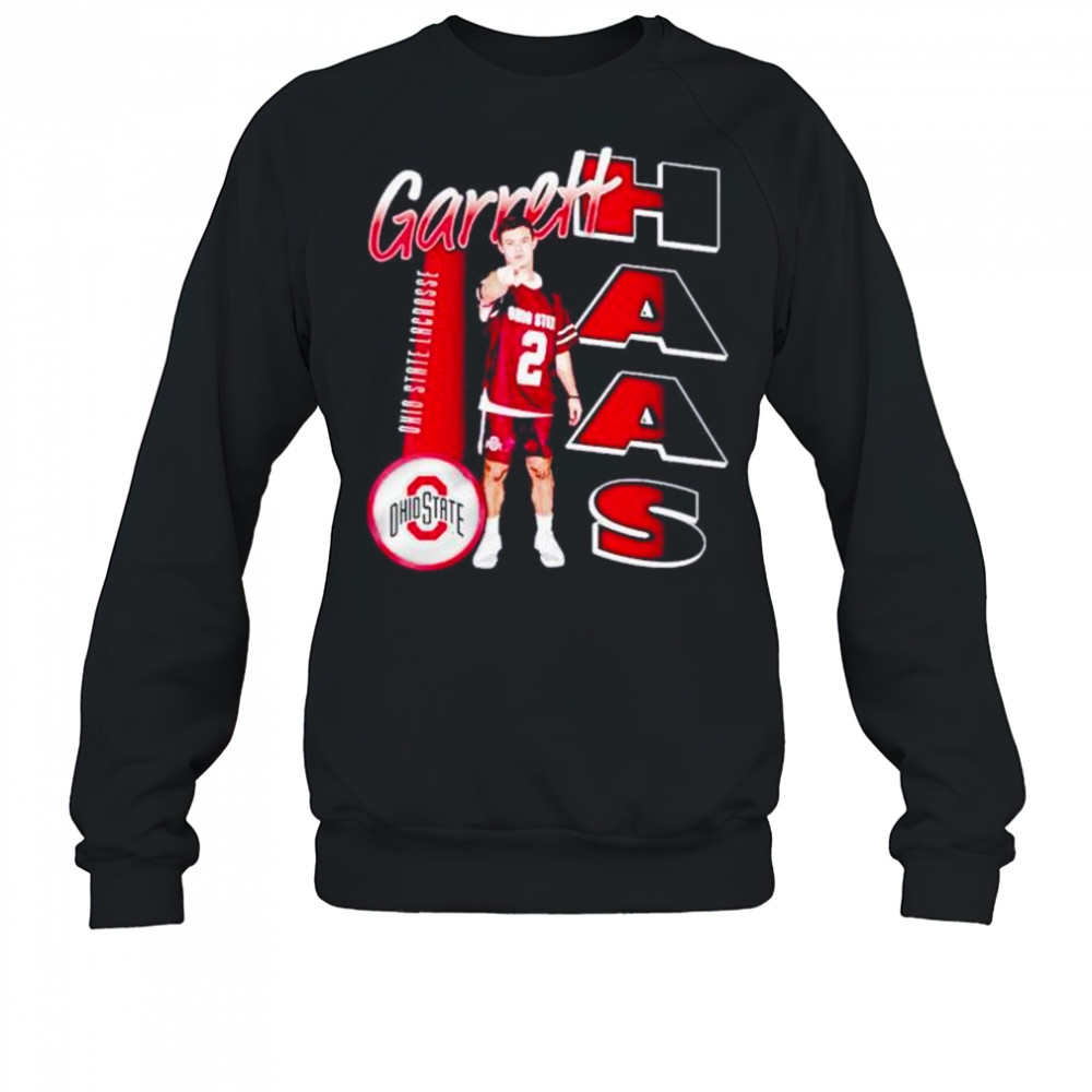 Garrett Haas Ohio State Buckeyes lacrosse illustrated shirt Sweatshirt