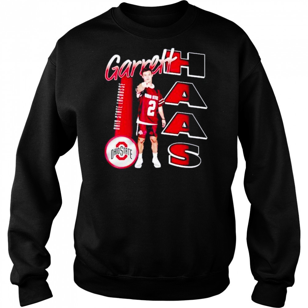 Garrett Haas Ohio State Buckeyes lacrosse illustrated shirt Hoodie