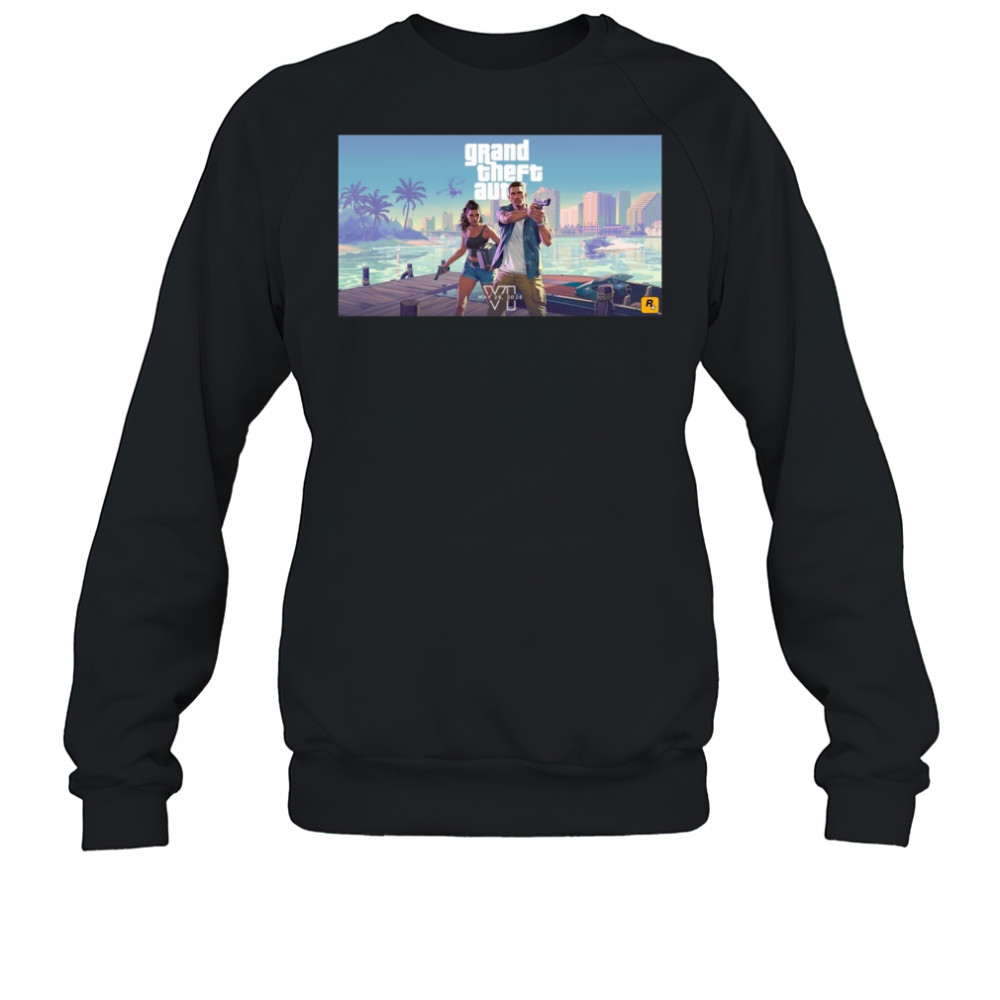 Grand Theft Auto GTA 6 Releasing on May 26, 2026 Poster t-shirt Sweatshirt