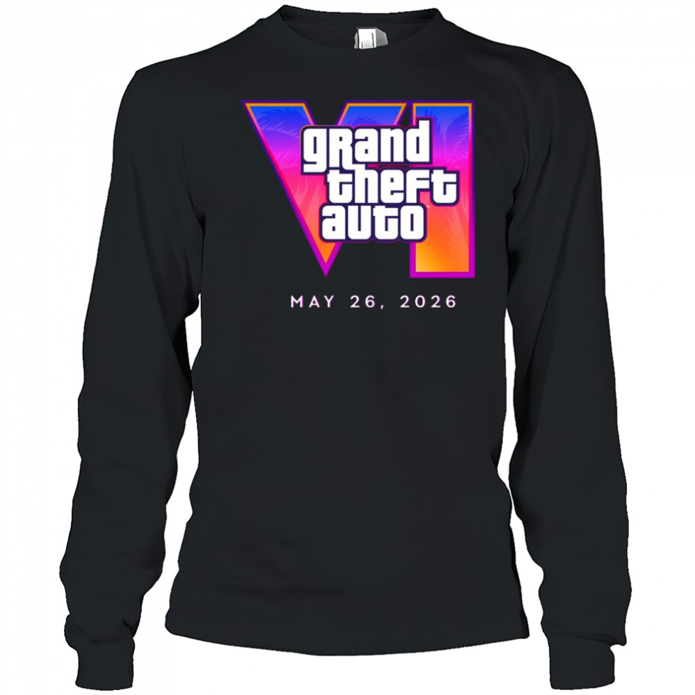 Grand Theft Auto VI trailer 2 May 26 2026 t-shirt Long Sleeved