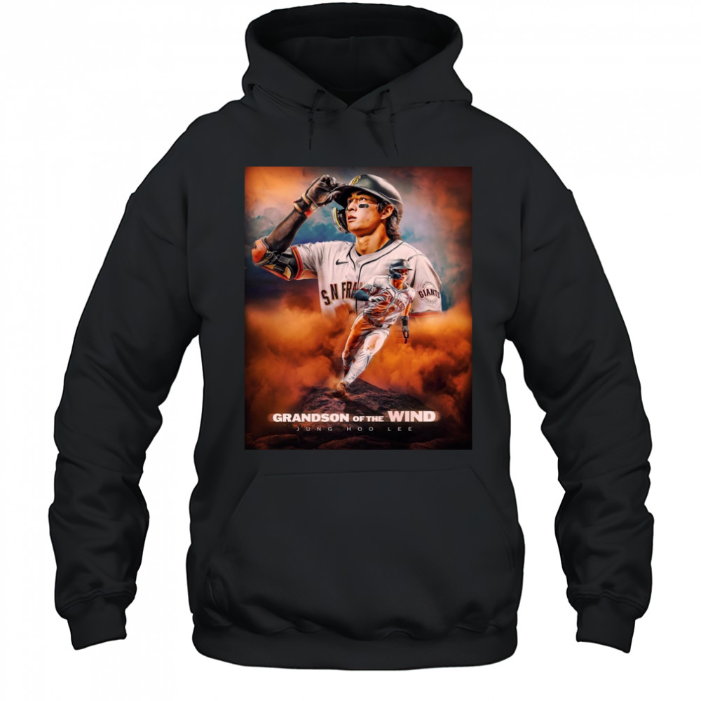 Grandson Of The Wind Jung Hoo Lee San Francisco Giants Baseball Poster t-shirt Hoodie