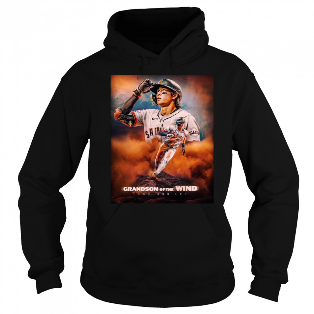 Grandson Of The Wind Jung Hoo Lee San Francisco Giants Baseball Poster t-shirt Sweatshirt