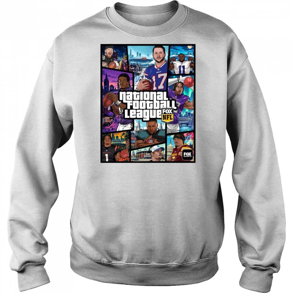 GTA VI NFL Edition National Football League 2026 t-shirt Hoodie