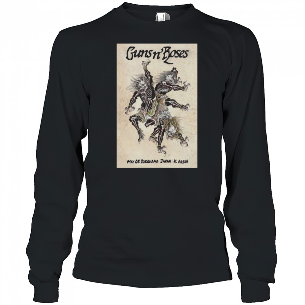 Guns N’ Roses At K Arena On May 5 2025 Show Poster Shirt Long Sleeved