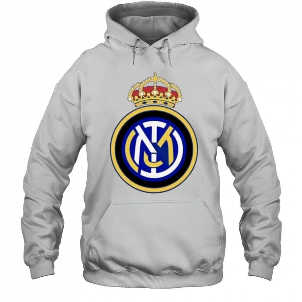 Hala Madrid Real Madrid and Inter Milan logo mashup shirt Hoodie