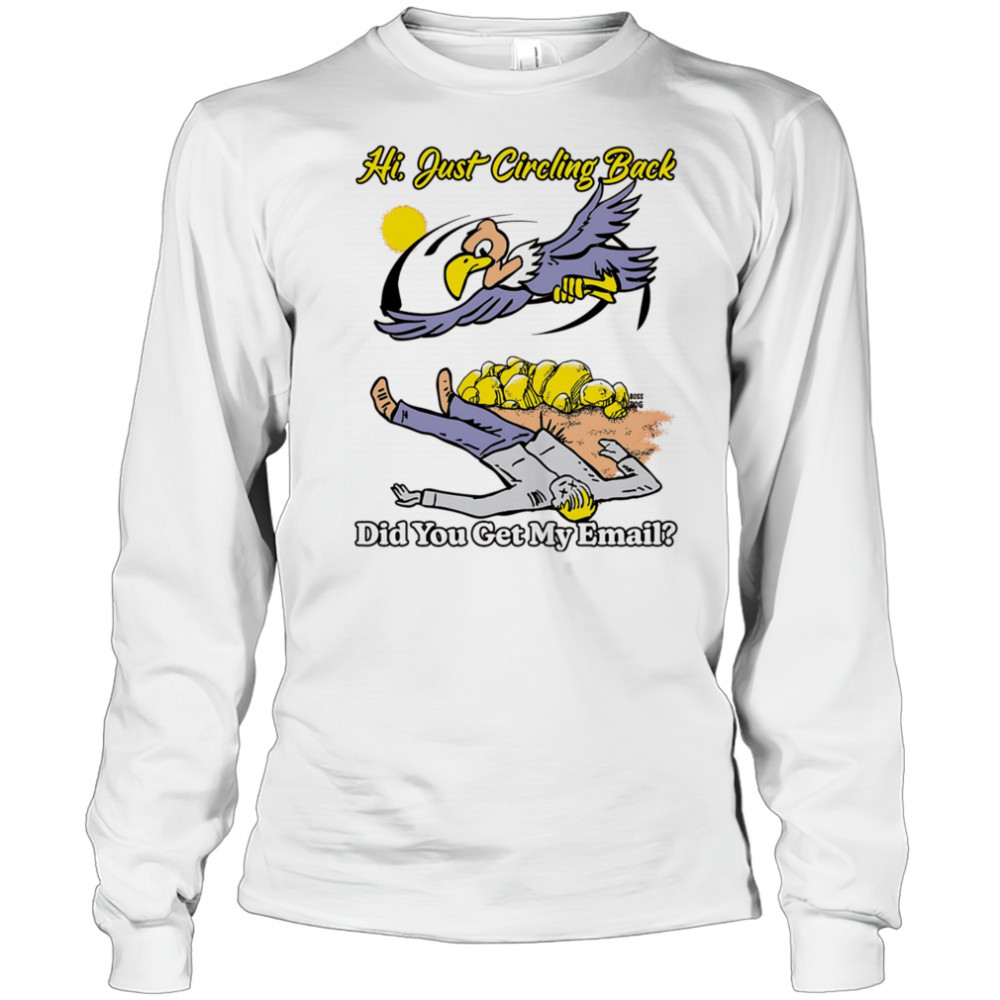 Hi just circling back did you get my email shirt Long Sleeved