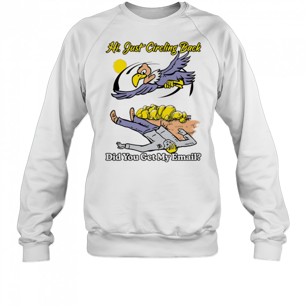 Hi just circling back did you get my email shirt Sweatshirt