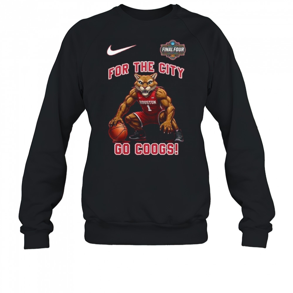 Houston Cougars For The City Go Coogs Men’s College Basketball Champions 2025 Shirt Sweatshirt