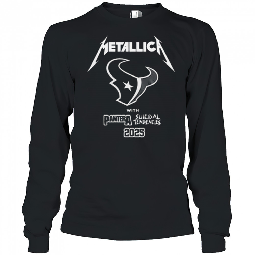 Houston Texans x Metallica M-72 World Tour Shirt Long Sleeved