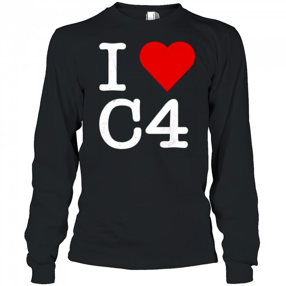 I Love C4 shirt Long Sleeved