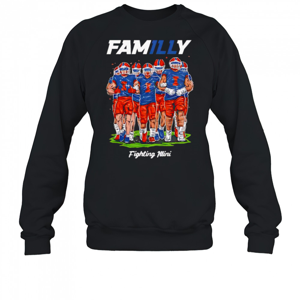 Illini FamILLy Hand Sketched shirt Sweatshirt